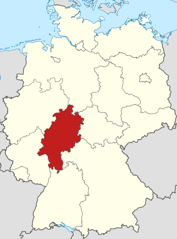 Karte Hessen